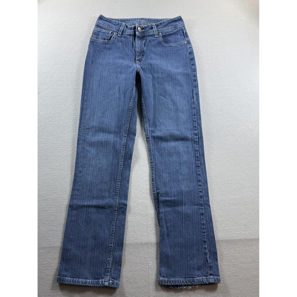 Riders By Lee Jeans Womens 10M Blue Med Wash Mid Rise Straight Stretch 29x30.5